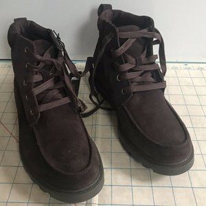 Sorel Harlow Lace Up Bootie Women Size 1 Burgundy